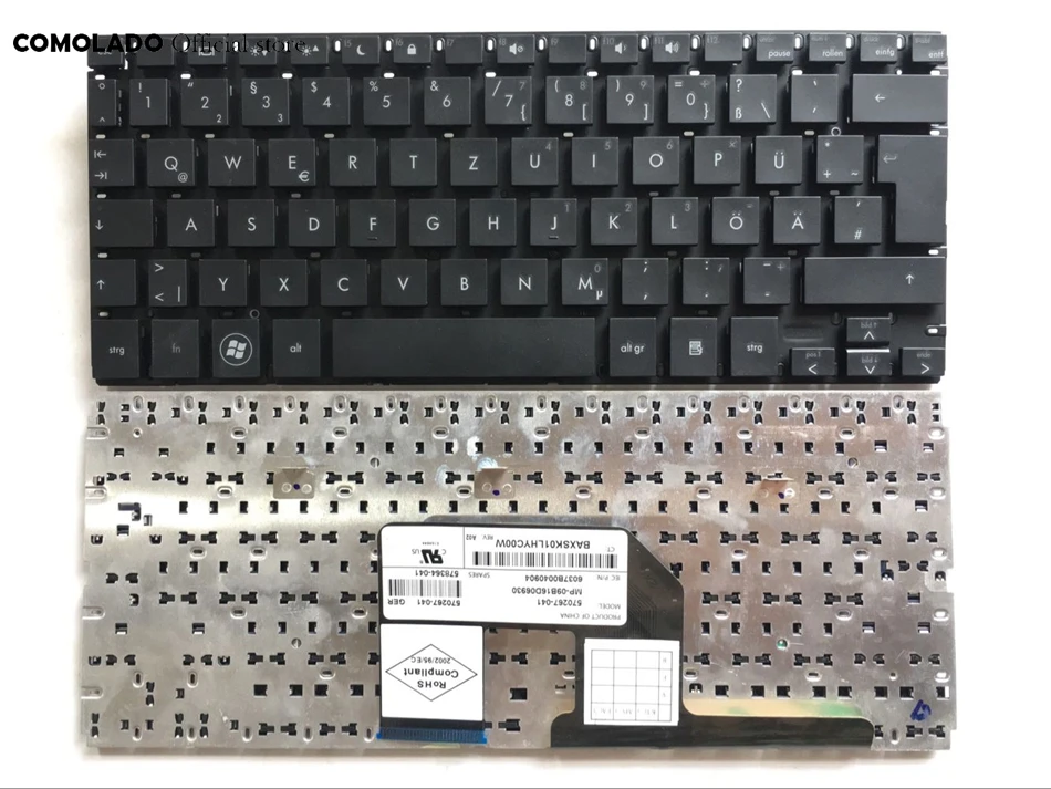 GR немецкая клавиатура для ноутбука HP MINI 5101 5102 5103 5105 Mini 2150 5100 черная