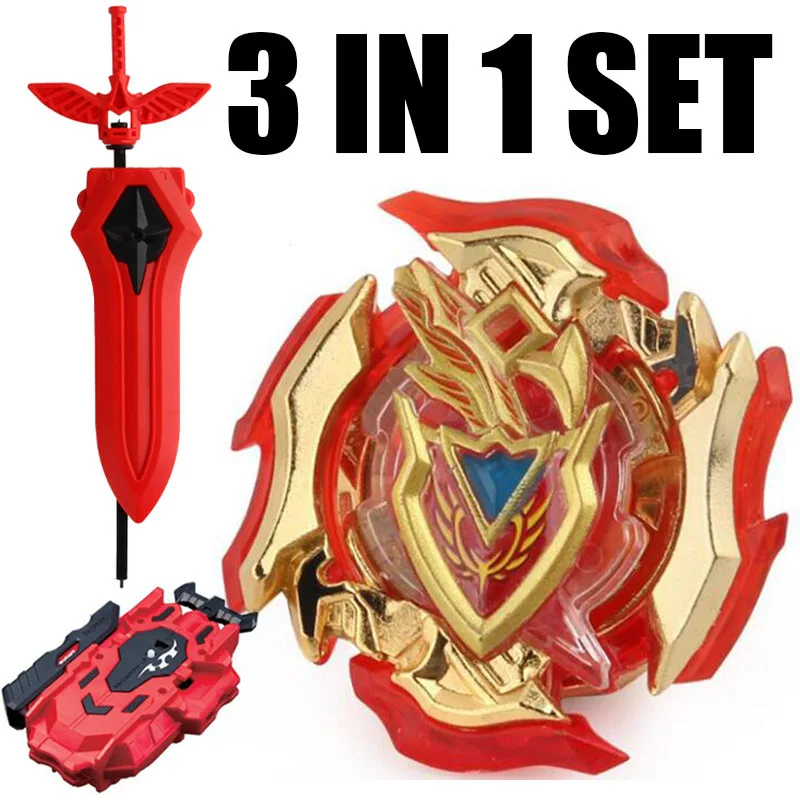Специальное издание черный золотой кровавый Longinus / Luinor Burst BOOSTER Spining Top GOLD Vesion Toys W/
