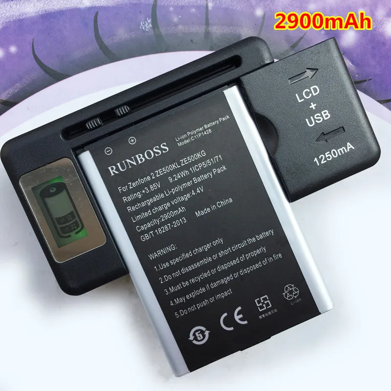 Новый аккумулятор 2900 мАч C11P1428 для Asus Zenfone 2 Zenfone2 Laser ZE500KG ZE500KL аккумуляторы сотовых