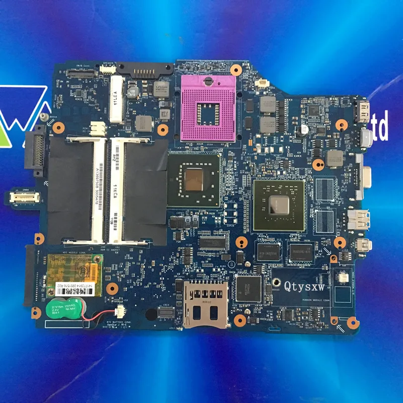 Placa-mãe para Sony Vgn-fz15 Fz25 Fz35 Fz17 Fz37 Pcg391t Pcg-381t Pcg-391n Pcg-3a2 Mbx165 Memória Ms91