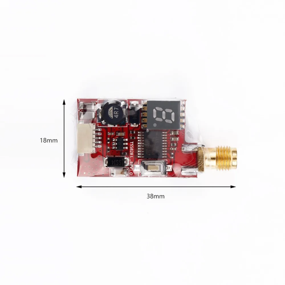 Ready to Sky TS5828L Micro 5 8G 600mW 40CH миниатюрный FPV передатчик с цифровым дисплеем | Игрушки и