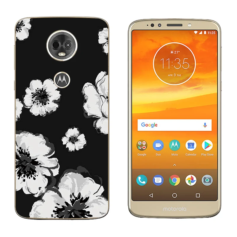Мягкий силиконовый чехол из ТПУ для Motorola E5 Plus задняя крышка телефона 6 0 дюймов MOTO