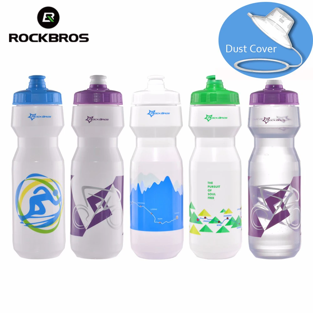 

ROCKBROS Cycling Bike Water Bottle 750 ML Bicycle Portable Kettle Water Bottle Plastic Outdoor Sports Mountain Bike Drinkware