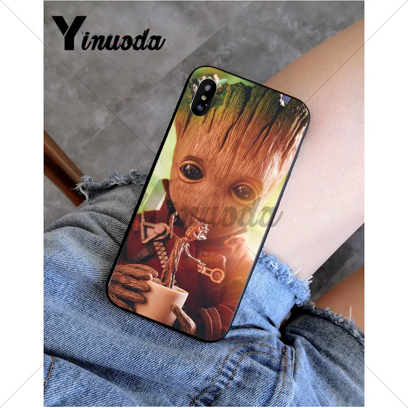 A3 Yinuoda Guardian ракета енот Грут Treeman чехол для телефона для iPhone 6S 6plus 7plus 8 8Plus X Xs MAX 5 5S XR 11 11pro 11promax - Цвет: A3