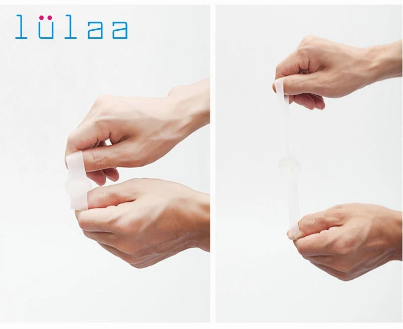 Гелевый корректор для пальцев ног с 2 отверстиями ортопедические сепараторы