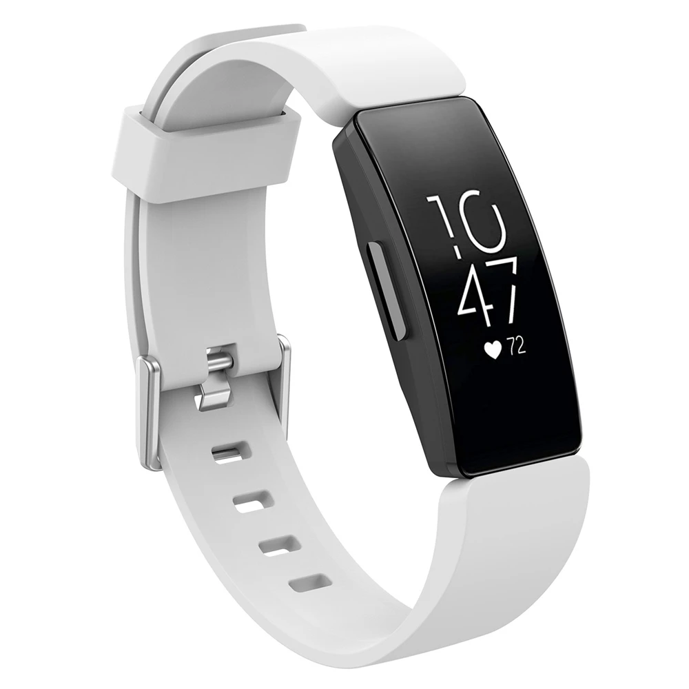 Силиконовый браслет ремешок для Fitbit Inspire / HR фитнес-трекер Smartwatch сменный наручных