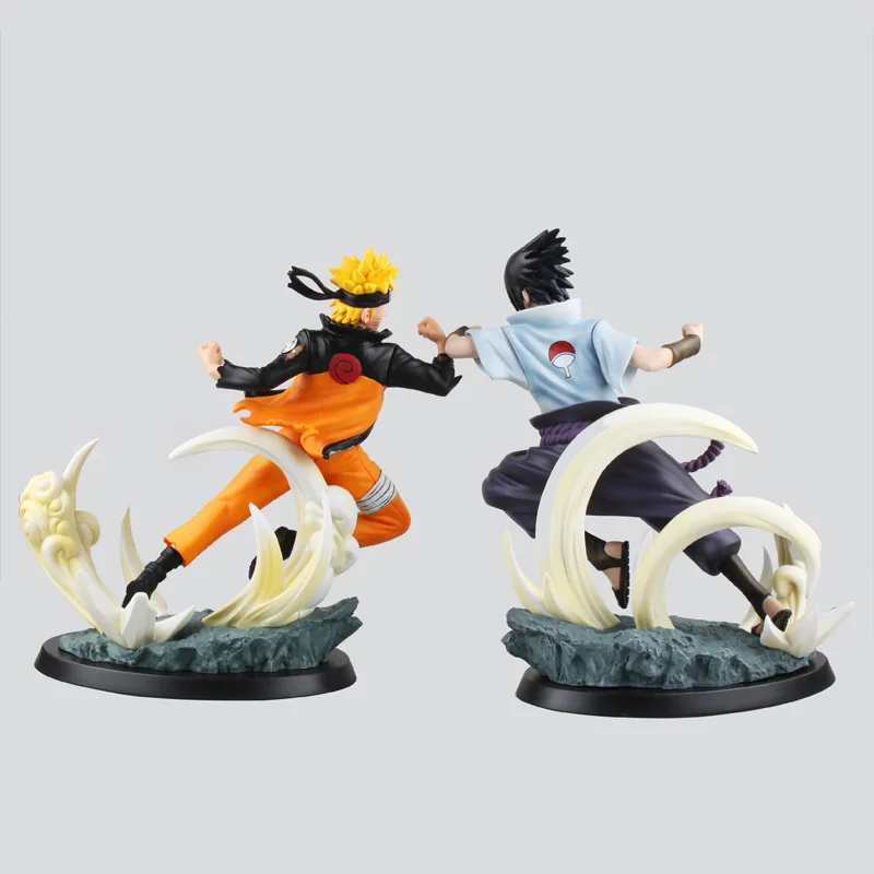 Huong аниме 27 см TSUME Наруто Саскэ Утиха Edizione Limitata Statua ПВХ фигурка в Resina Collezione