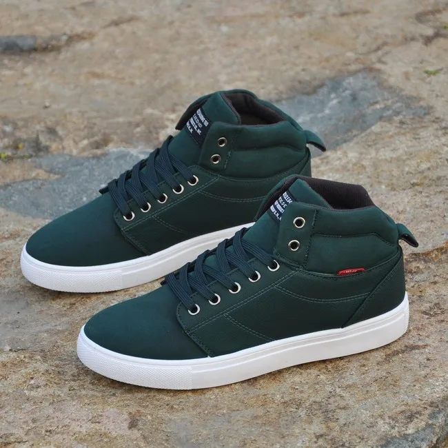 Spring high-top shoes male british 