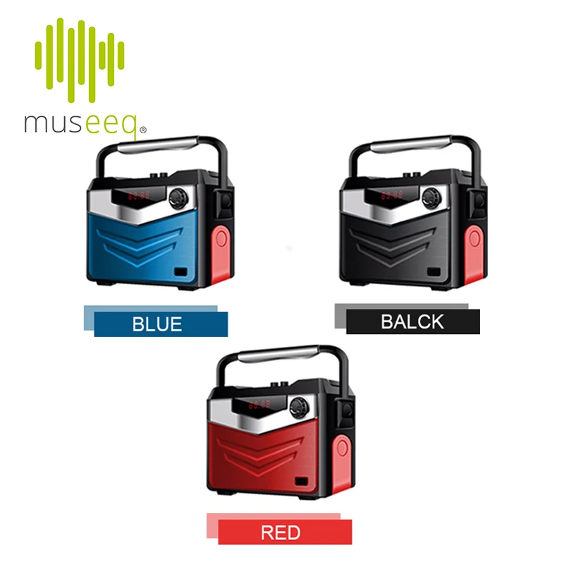 Museeq портативный Bluetooth для танцев вечерние и вечеринок динамик с 4 &quotДрайвер