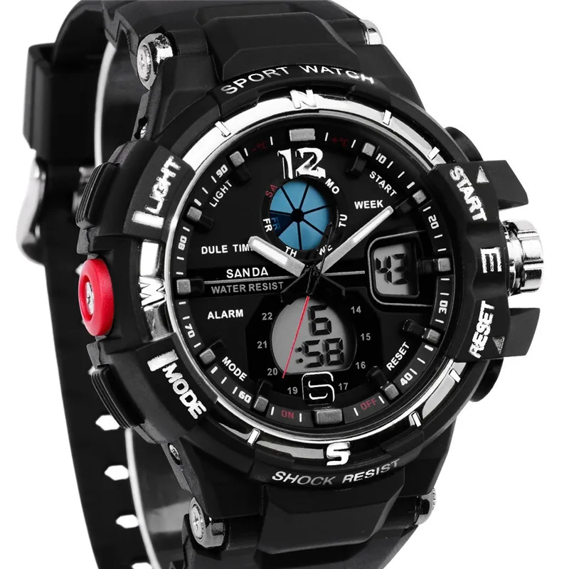 Новинка 2016 г. аналоговый Relogio цифровой Дисплей Военная Униформа сигнализации