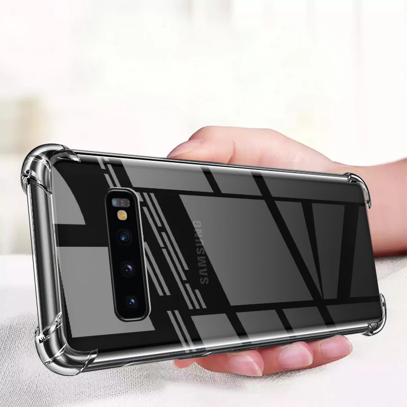 KJOEW Прозрачный чехол для телефона samsung S10 рlus LITE M10 M20 M30 A30 A40 A50 A60 M40 A70 S9 S8 PLUS NOTE 8 9