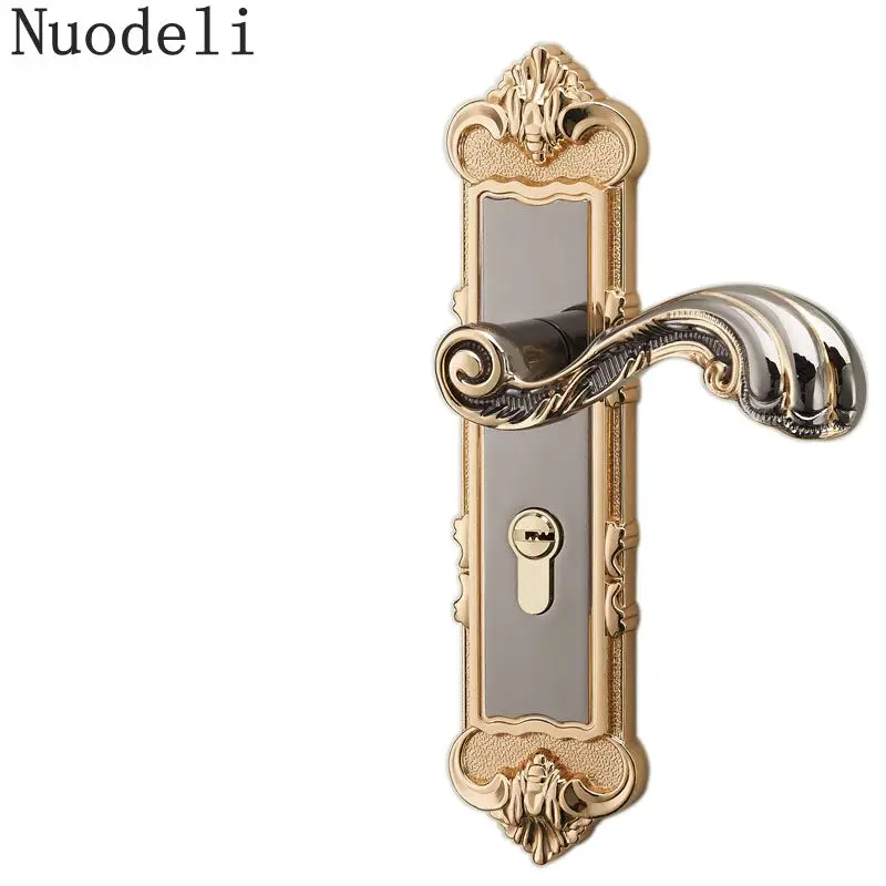 Nuodeli закрытый дверной замок в европейском стиле для спальни|lock|lock door |