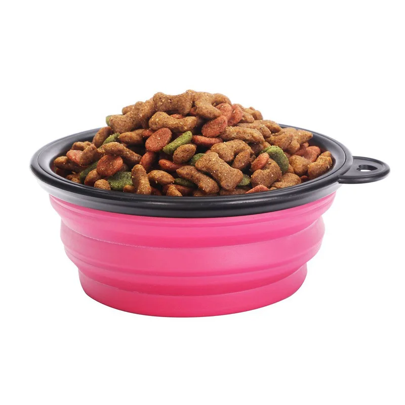 2 шт. складная силиконовая миска для собак с карабином|bowl for pets|bowl travelersbowls food |
