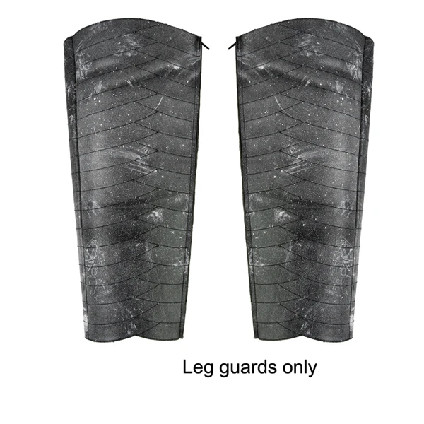 leg guards only Игра престолов 8 Ночной король наряд аксессуары для маскарада на Хеллоуин Песнь Льда и Огня белый ходунки пиджак шлем костюм - Цвет: leg guards only