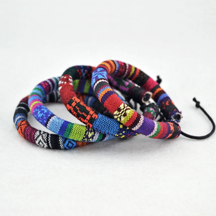 Шарм браслеты из хлопка и льна для женщин аксессуары ручной работы оригинальные