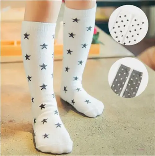 Calcetines largos hasta la rodilla de algod&oacute;n para beb&eacute;, medias bonitas hasta la rodilla, unisex, para ni&ntilde;o y ni&ntilde;a-2