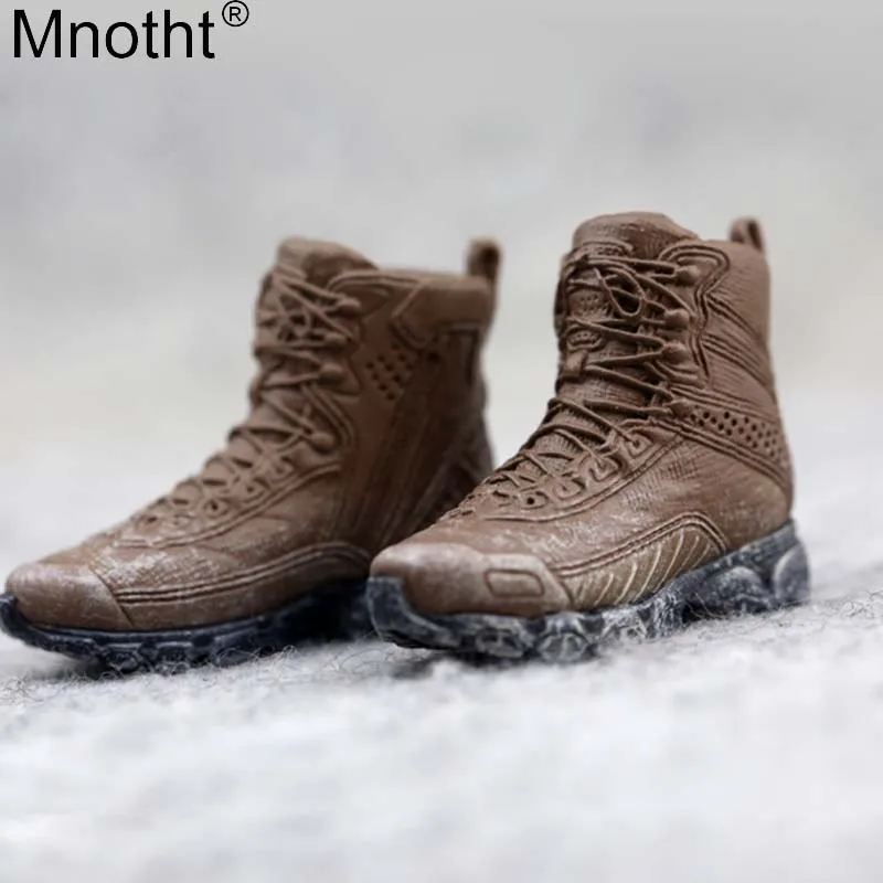 Mnotht 1/6 обувь для альпинизма боевые ботинки модель коричневого цвета старый