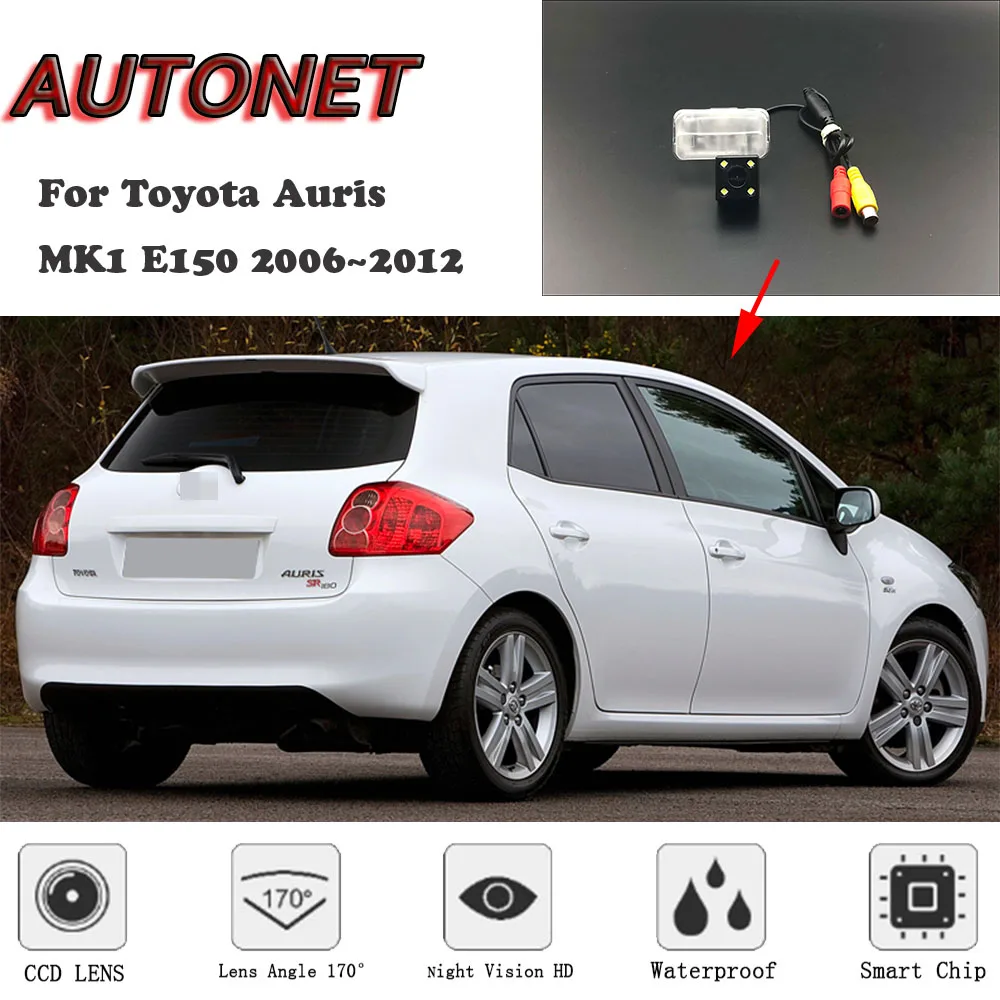 Камера заднего вида для Toyota Auris MK1 E150 2006 ~ 2012 CCD/номерной знак|Камеры авто| |