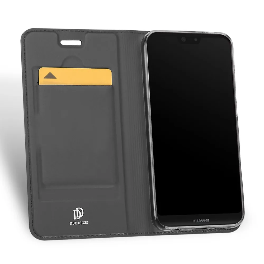 DUX DUCIS кожаный флип чехол для huawei P20 lite кошелек Capas Книга телефона | Мобильные