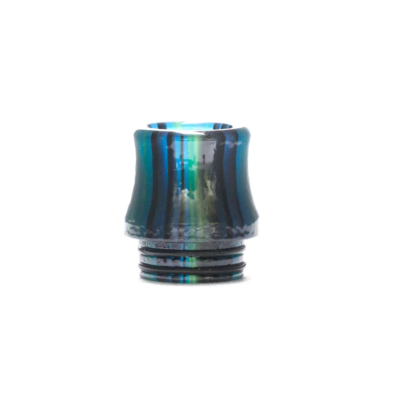 long blue Stripe Volcanee 810 капельный наконечник смоляный мундштук для V8 Big Baby V12 Prince Sticke V8 аксессуары для электронной сигареты капельный наконечник 810 - Цвет: long blue Stripe
