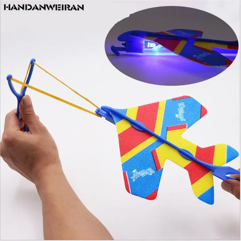 Новинка 1 шт. лидер продаж эластичная флеш-игрушка светящаяся стрела летающая
