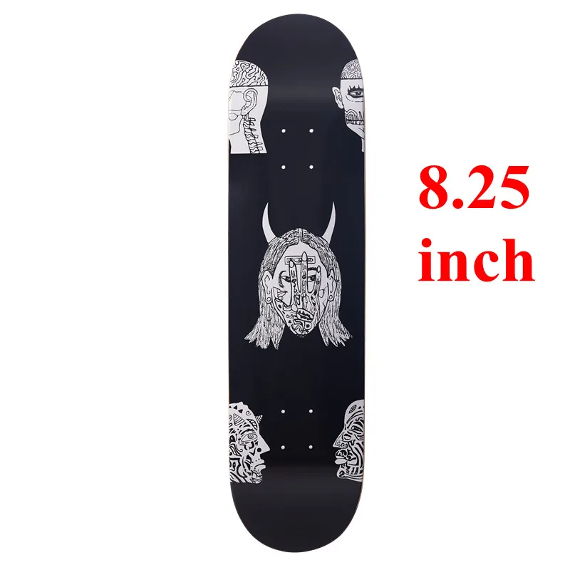 SK8ER 8.25 SK8ER канадский скейтборд палубы 8/8. 125/8. 25 качество 8 слоев Канадского Клена скейт-deck для Скейтбординг - Цвет: SK8ER 8.25