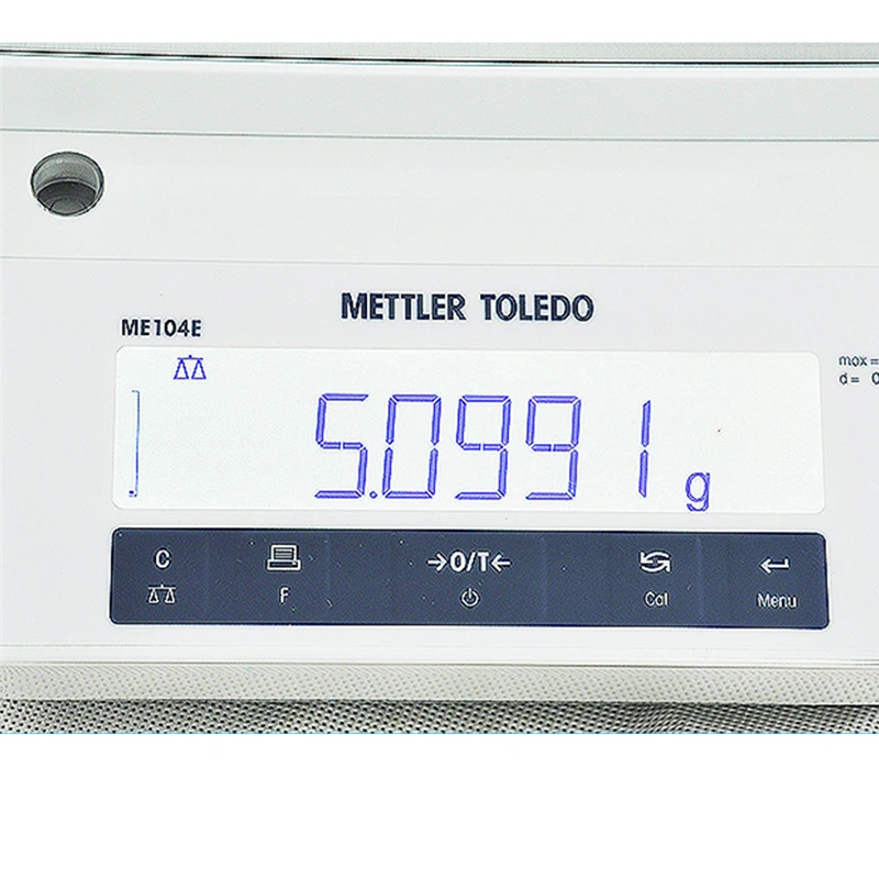Высокоточный электронный аналитический баланс Mettler Toledo ME104E один десятая 0 1 мг |