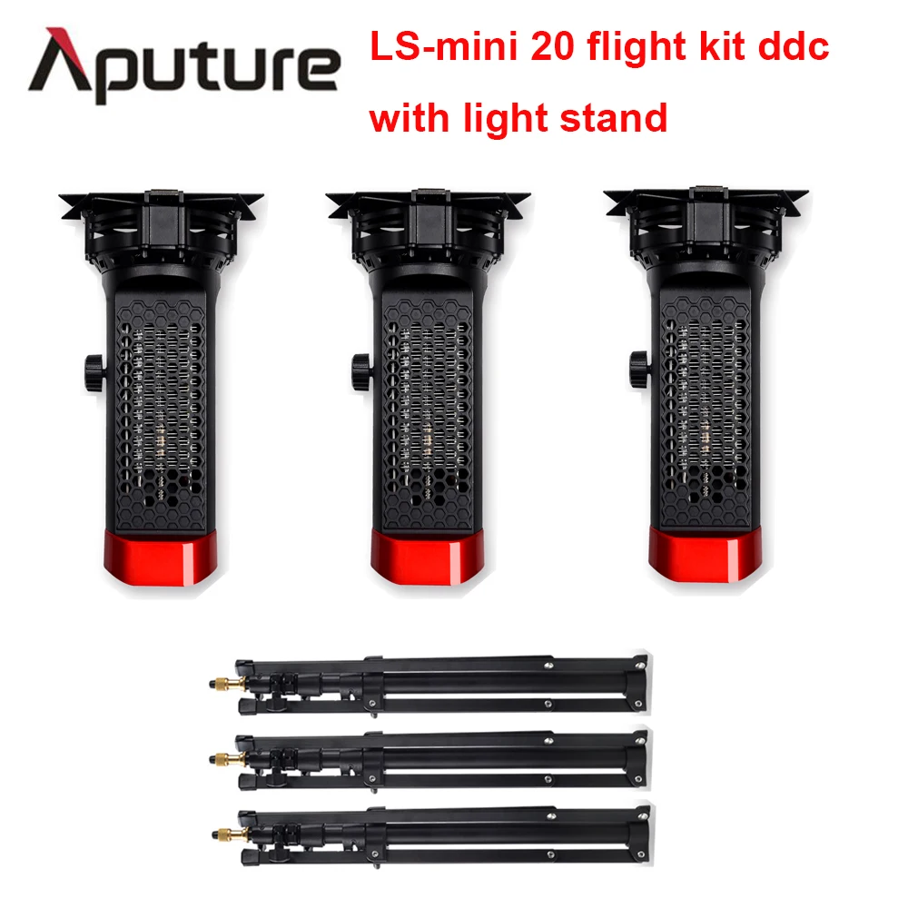Комплект для полета Aputure LS Mini20 ddc cob светодиодный светильник CRI 97 + цветовая
