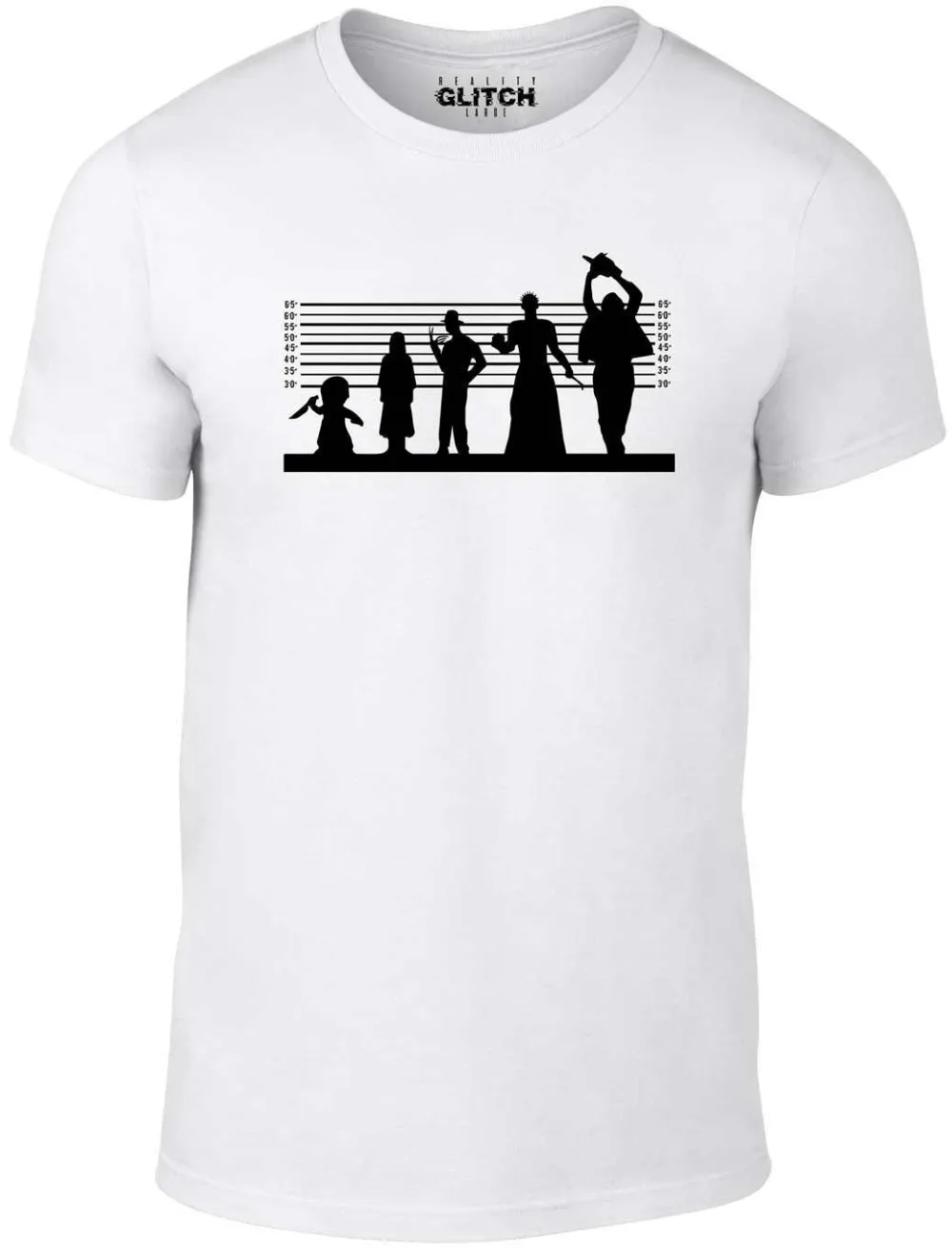 Мужская футболка с круглым вырезом Horror Line модная повседневная на Хэллоуин