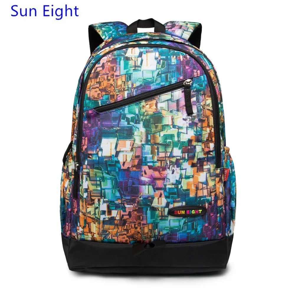 Sun Eight этнические рюкзаки для девочек-подростков остыть женщины мешок школы моды