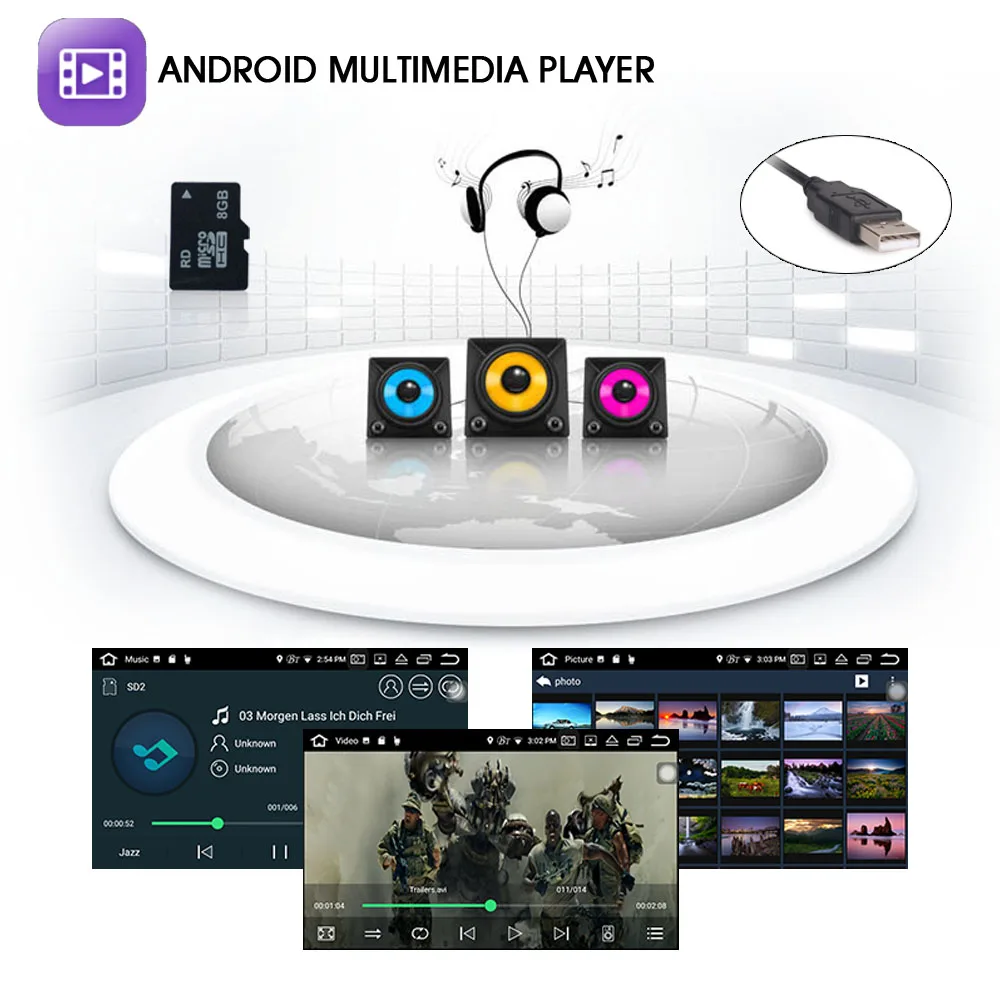 Android 8 0 Авторадио Octa Core 4G RAM 32GB ROM DAB + WiFi GPS BT USB SD DVR DVT-IN автомобильный CD-плеер для BMW M3