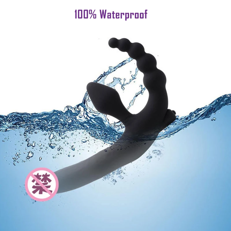 Анальный фаллоимитатор Perline Анальная пробка клитор пенис двойное проникновения