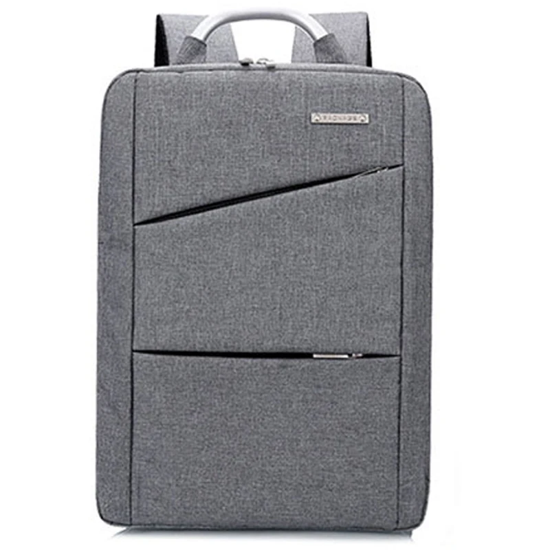 

14-15 Inch Laptop Oxford Backpack Men Women Waterproof Travel Backpack Vintage School Bag mochila Grey
