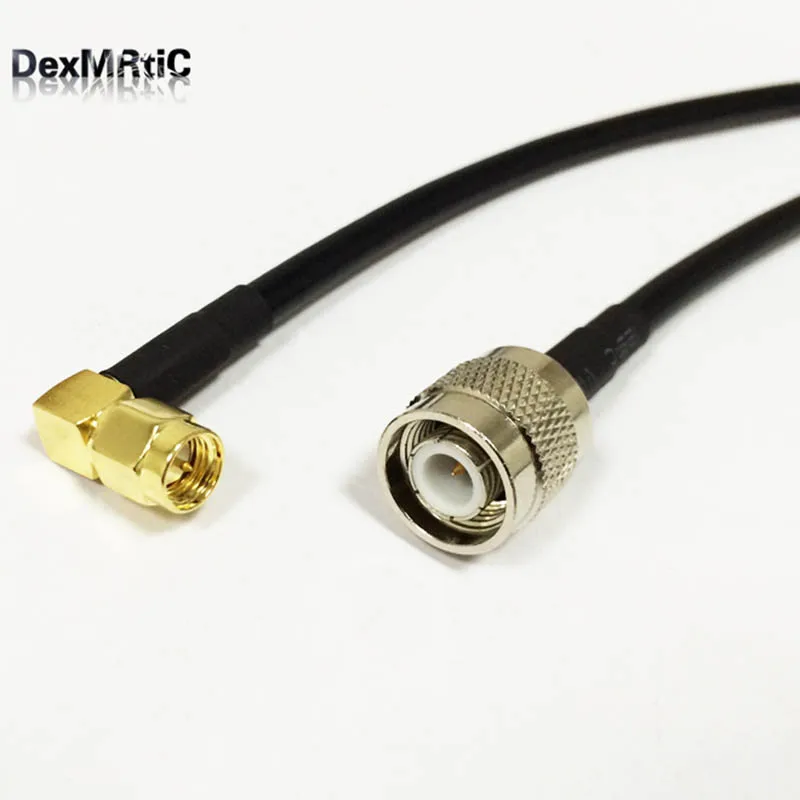 Кабель для беспроводного маршрутизатора разъем TNC SMA прямой угол отрезок RG58 50