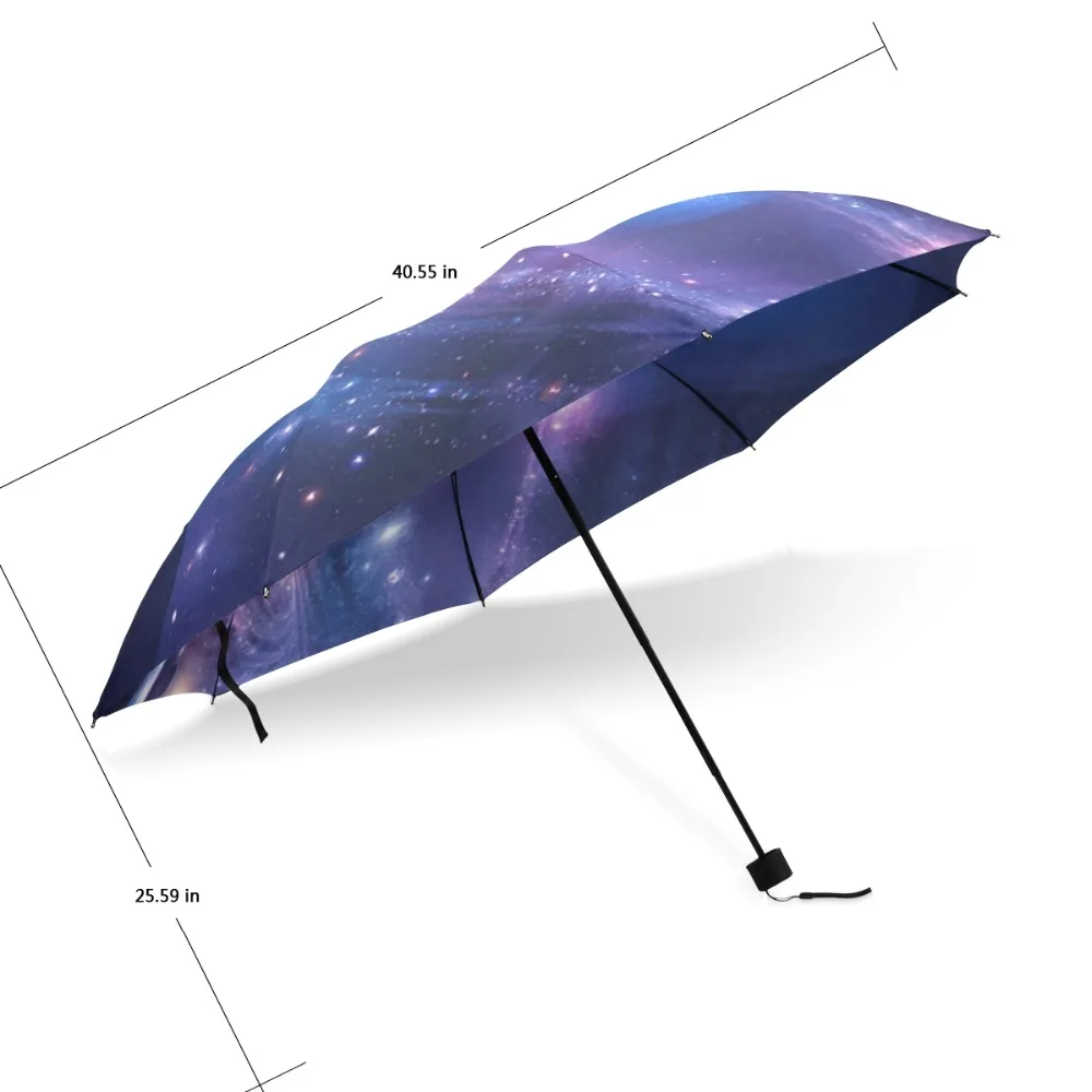Новый подарок Космический зонтик Галактики Nebula Cloud на заказ складной для