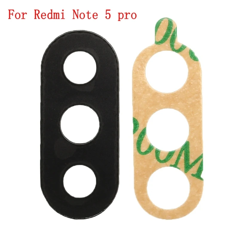 for Redmi Note 5 pro Камера Стекло Объектив задняя камера стекло объектив с клеем запасные части для Xiaomi A2/6X/8/Max 3/Redmi 5/5 Plus/5 pro - Цвет: for Redmi Note 5 pro