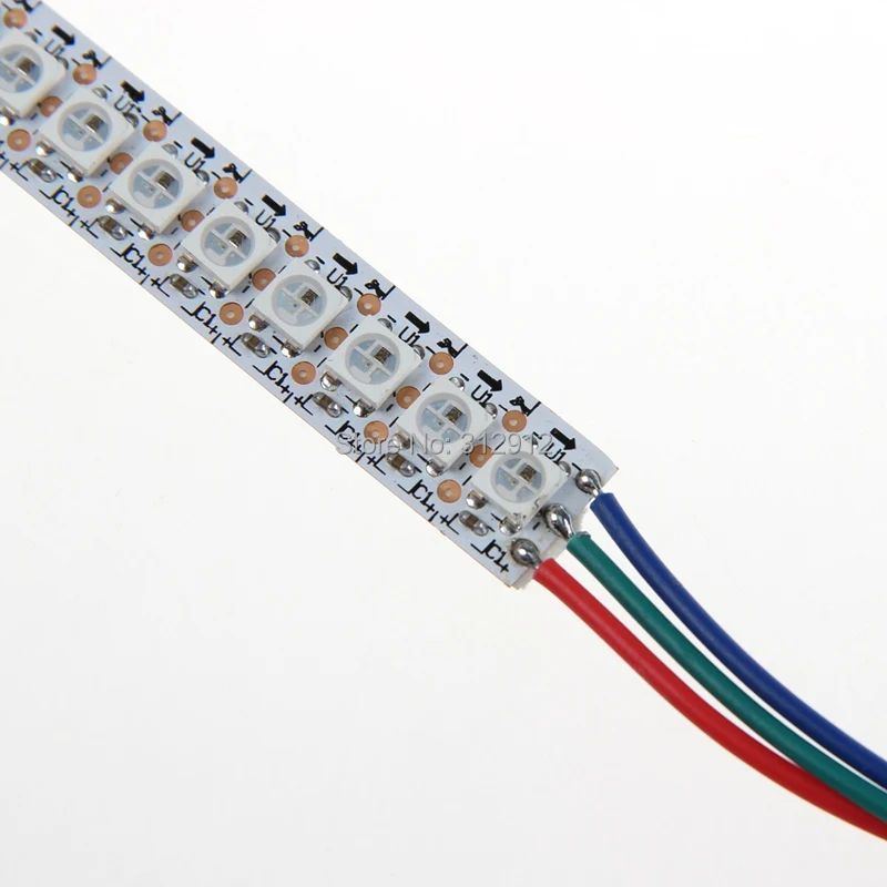 Светодиодная Пиксельная лента WS2812B (144 rgb с встроенной микросхемой WS2811) 5 в