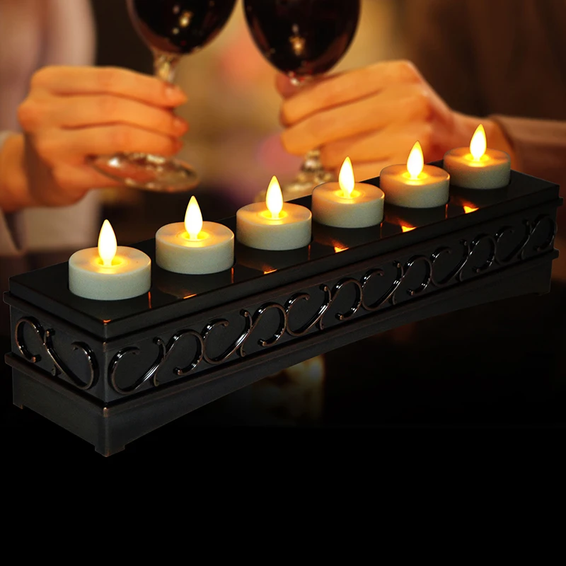 Luminara Рождество светодио дный led свечи перезаряжаемые Tealight желтый свет