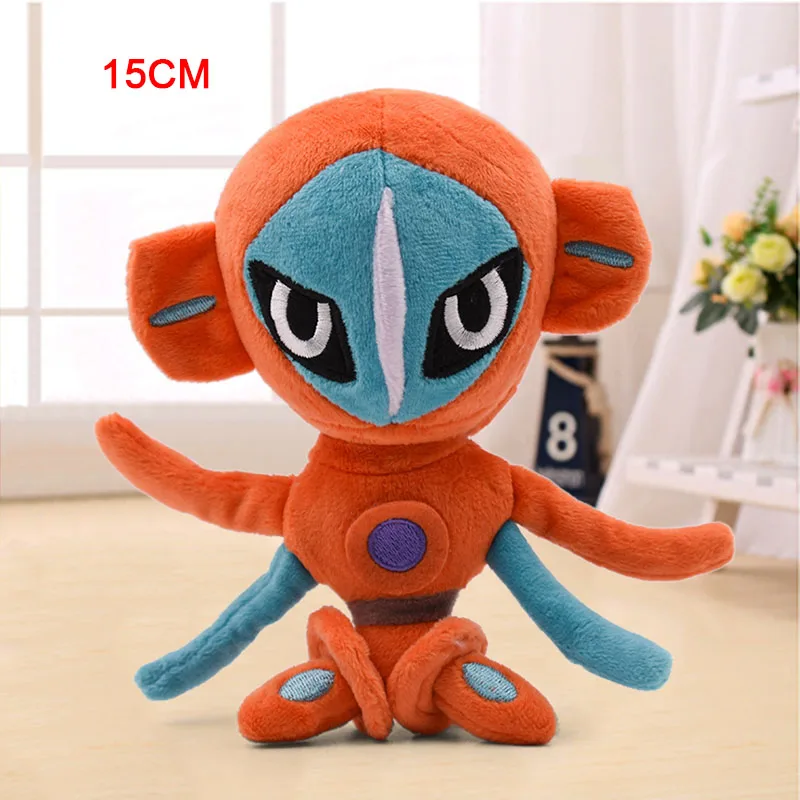 Deoxys 2 14-45cm New Arrival Cute Charizard Pikachu Aipom Lucario Tyranitar Furret Soft Plush Dolls Toys for Children Christmas Gift - Цвет: Deoxys 2