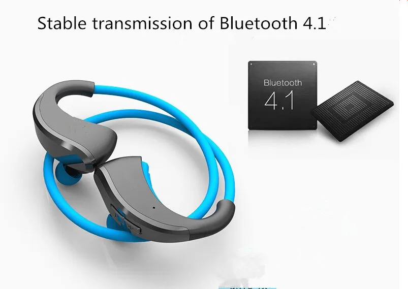 Водонепроницаемый Мода Спорт Гарнитура Беспроводная Bluetooth V4.1 Наушники Ухо-крюк
