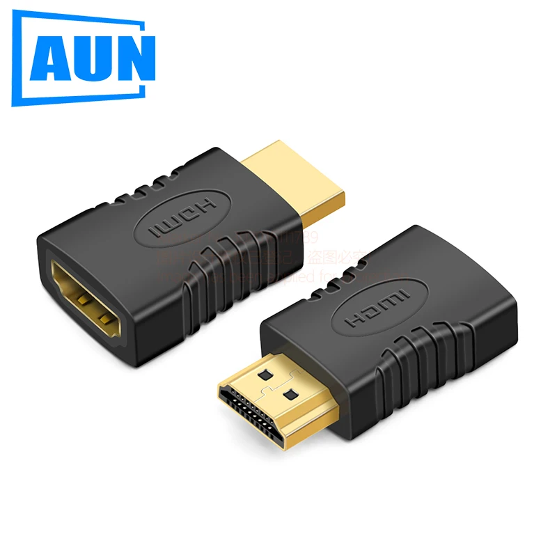 AUN HDMI разъем Мужской к HDMI Женский адаптер(дополнительно HDMI разъем Женский к HDMI Женский адаптер) для 1080P HDTV PC проектор