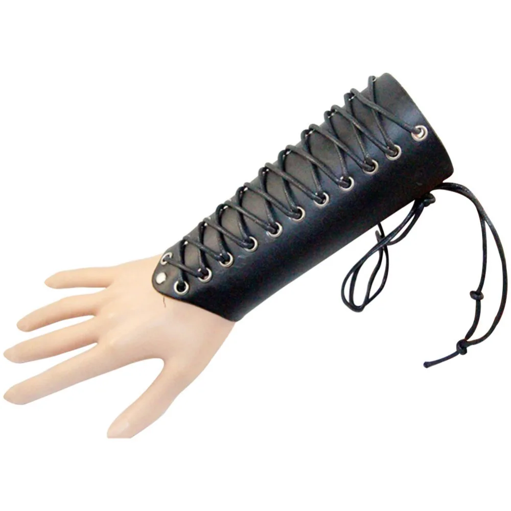 1 пара перчатки из искусственной кожи наручный ремешок реквизит для косплея