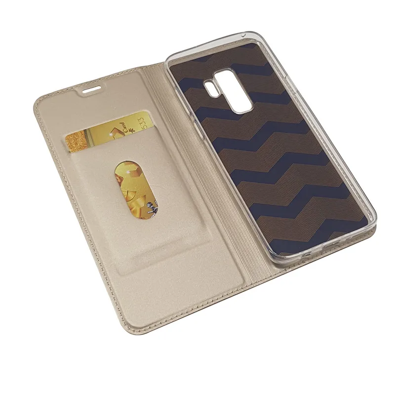 Магнитный кожаный чехол бумажник с откидной крышкой для Samsung Galaxy S9 S8 Plus S7 Edge Note 9 8 A3