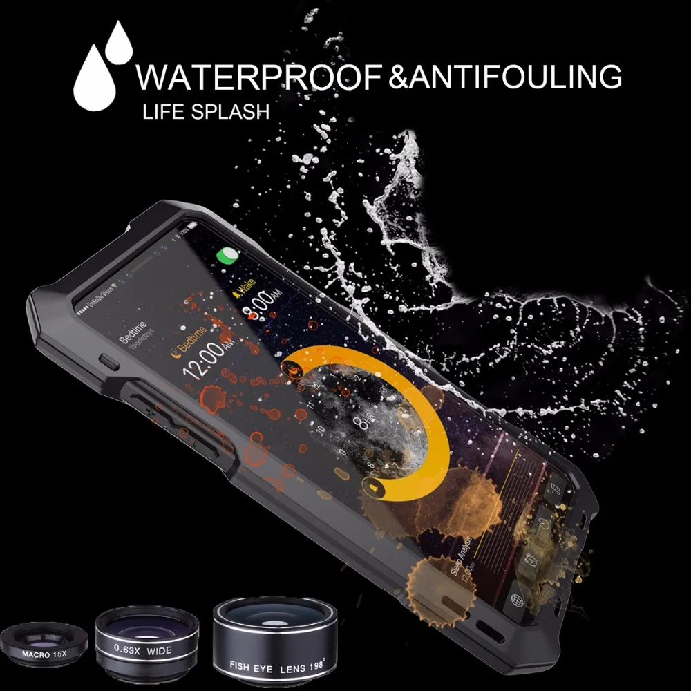 Новейший комплект из 3 в 1 для задней панели рыбий глаз широкоугольный объектив