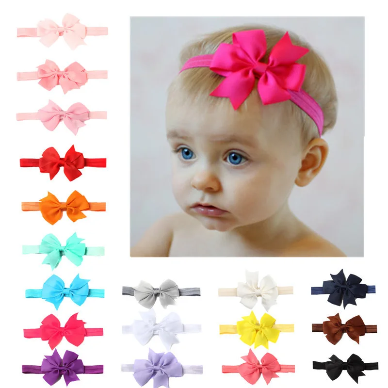 

Cute Headwrap Baby Headbands Headwear Girl Bow Knot Hairband Elastic Head Band Gift Infant Newborn Toddlers Tiara Hair Accessory