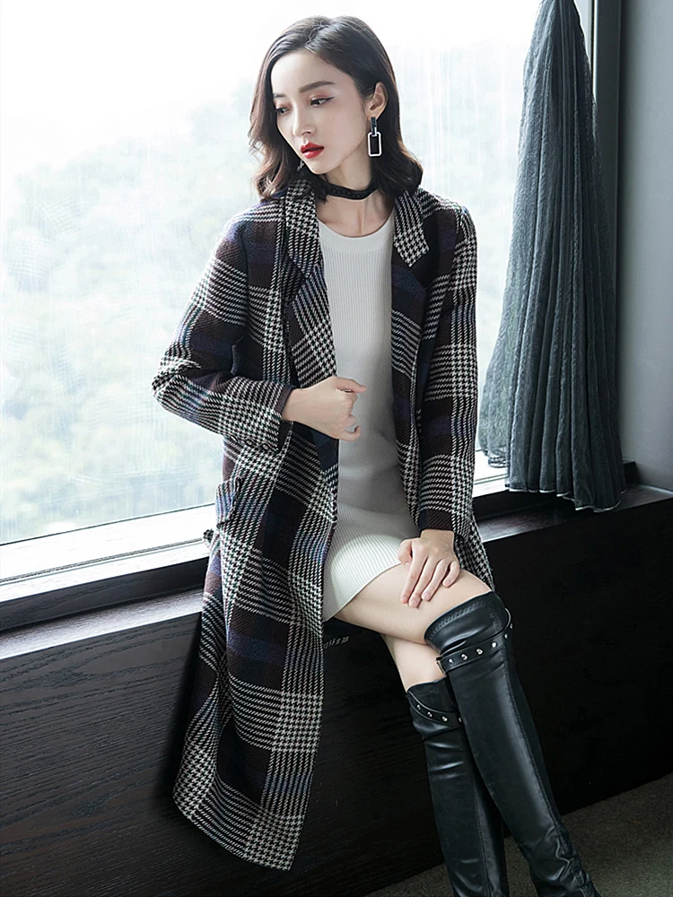 Ветровка Женская Весенняя 2019 Новая модная темпераментная длинная парадная