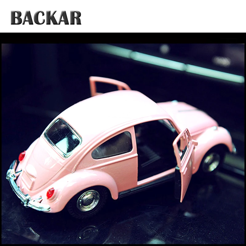 BACKAR Автомобильная модель автомобиля в виде жука Детская мини игрушка подарок для