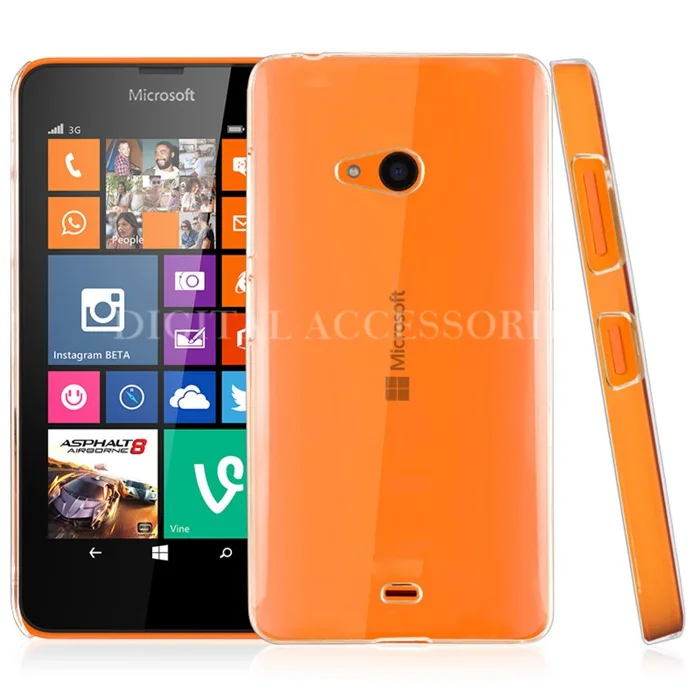 New Arrival Ultra Thin Transparent Dirt-Resistant Plastic Crystal Clear Hard Back Cover Case for Microsoft nokia lumia 540 Coque | Мобильные