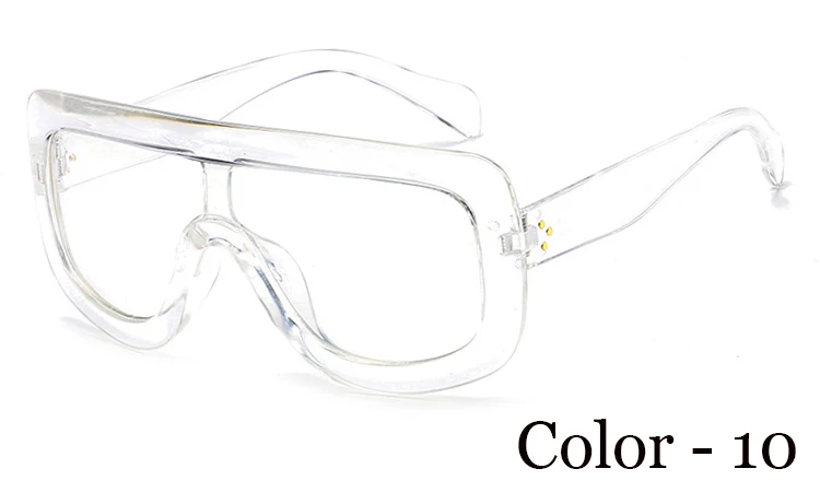 Color 10 Хит LVVKEE, роскошные солнцезащитные очки с большой оправой, женские брендовые дизайнерские солнцезащитные очки с градиентом, Классические винтажные большие солнцезащитные очки UV400 Oculos De Sol - Цвет линз: Color 10
