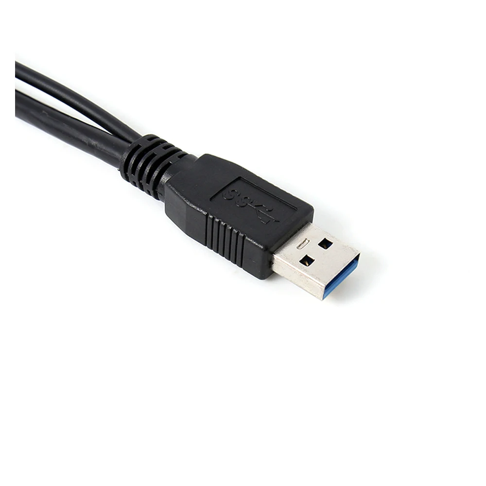 0 5 м высокоскоростной двойной USB 3 A штекер к Micro B Y кабель для перемещения жесткого